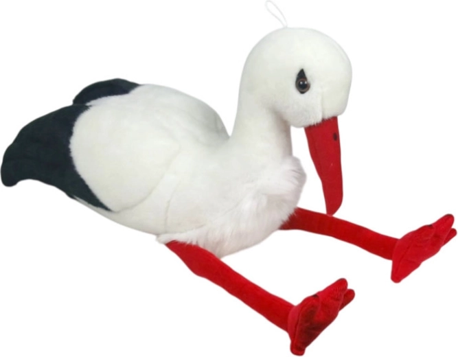 Pliušinis gandras 30 cm