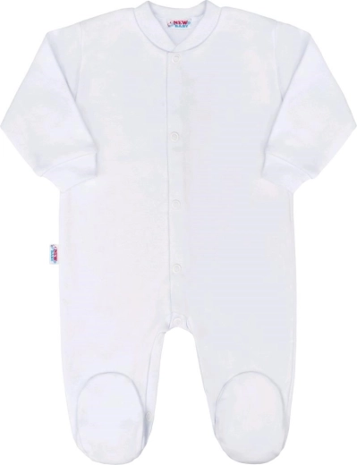New Baby Classic Infant Overall White