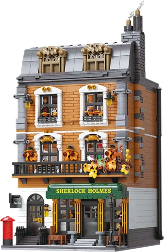Autentiška Baker Street 221B architektūra