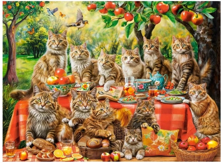 Puzzle Cat Family Gathering 3000 Pieces