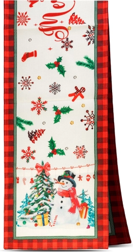 Decorative red-and-black checkered pattern