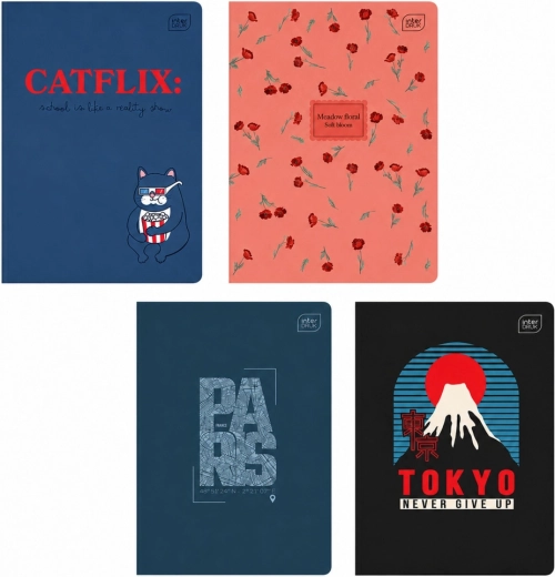 A5 unruled notebook 60 sheets Interdruk - 1 piece