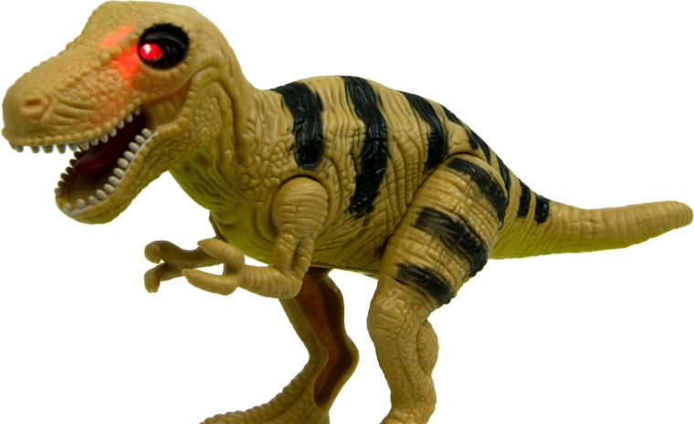 Glowing eyes and realistic roar