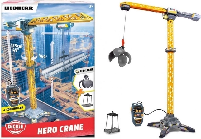 Nuotoliniu būdu valdomas „Liebherr“ kranas, 125 cm