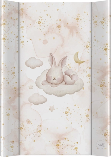 Ceba Baby vystymo kilimėlis su kieta lenta 50 × 70 cm Ultra Light Birthday Bunny