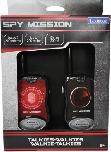 Vaikiškos racijos Lexibook SPY MISSION, veikimo nuotolis 200 m