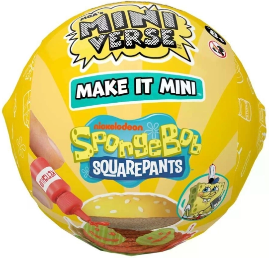 MGA's Miniverse Make It Mini SpongeBob SquarePants staigmena – 1 vnt.