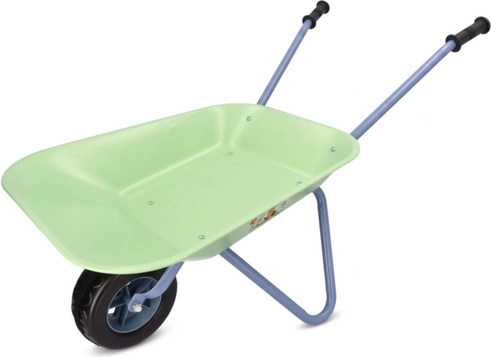 Adam Toys vaikiškas metalinis karutis mažajam sodininkui, žalias – 1 vnt.