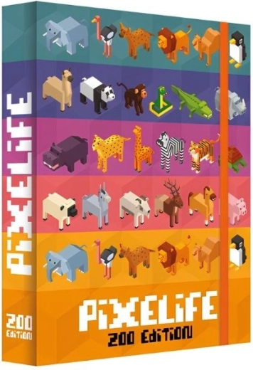 Sąsiuvinių dėklas A5 Jumbo MAX Pixelife Zoo edition – 1 vnt.
