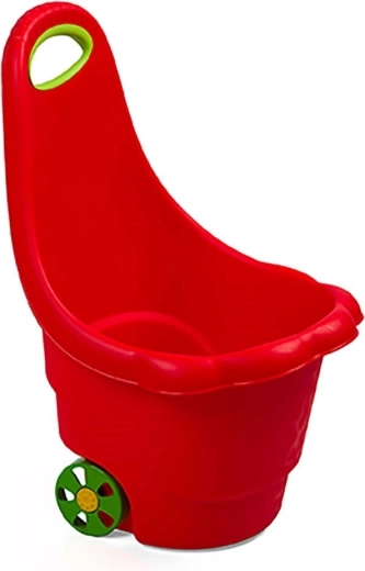 Vaikiškas daugiafunkcis vežimėlis Bayo Sedmikrąska 60 cm – raudonas