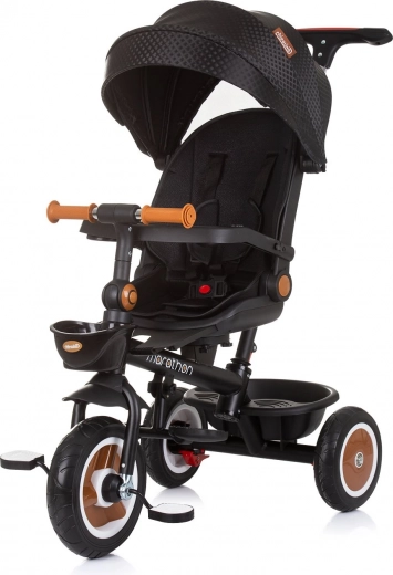 Triratis su stogeliu 2in1 Chipolino Marathon Obsidian