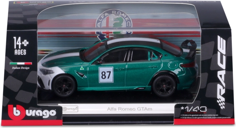 Detailed racing appearance