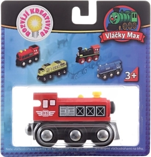 Raudonas medinis garvežys „Maxim“