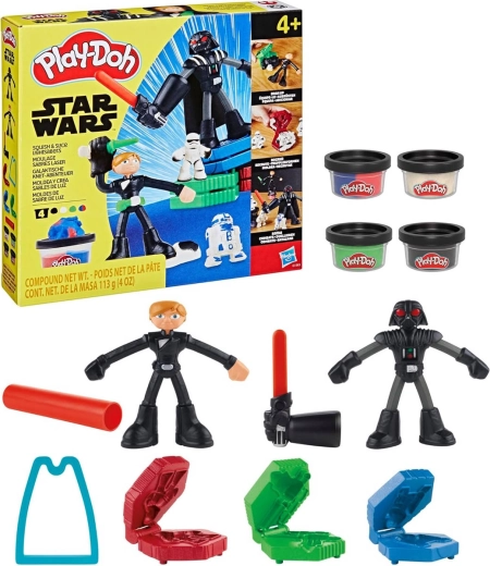 Play-Doh Star Wars creative set with figures