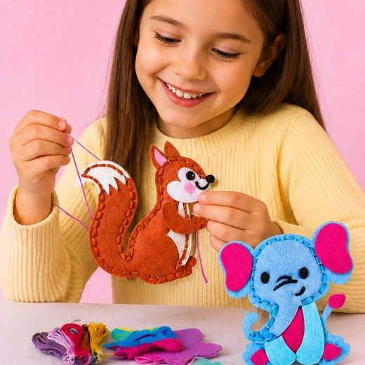 Felt sewing step by step