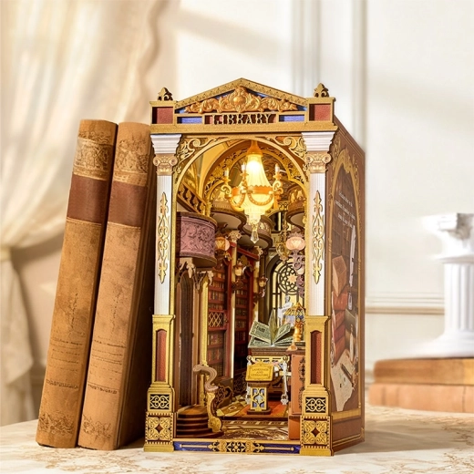 LED nuotaika jūsų knygų lentynai