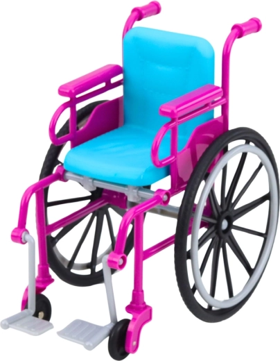 Wheelchair with rolling wheels