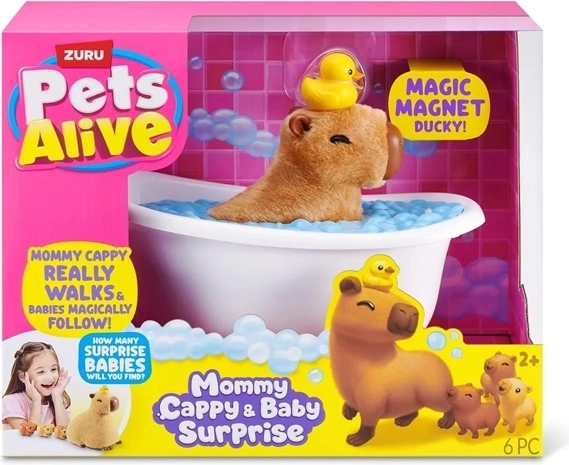 ZURU Pets Alive staigmena mama ir mažylis