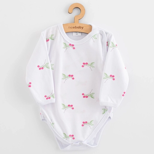 Baby bodysuit fully opening New Baby Classic II raspberry 62 (3–6 months)