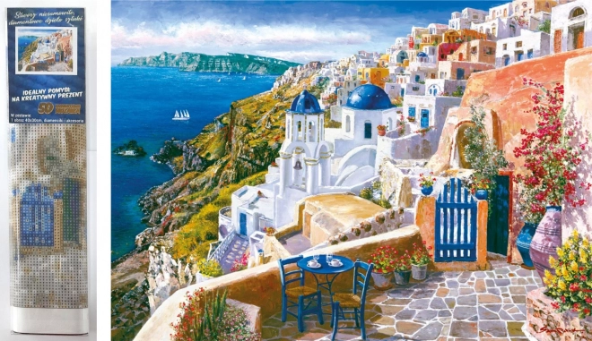 Deimantinė mozaika „Santorini“ 30 × 40 cm