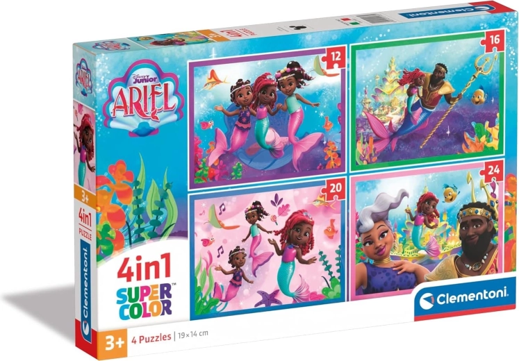 Clementoni puzzle Ariel 4 in 1 (12–24 pieces)