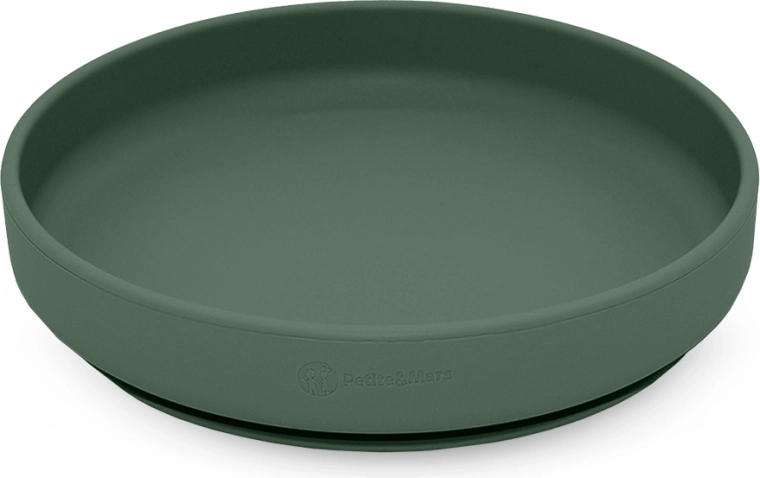 Petite&Mars silikoninė lėkštė su siurbtuku Take&Match desert sand 6m+