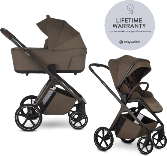 Easywalker Zoey Go chestnut brown combination stroller