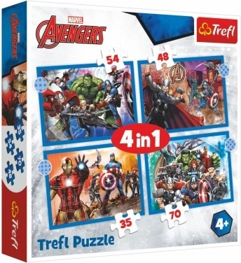 Dėlionė 4 viename Drąsūs Avengers