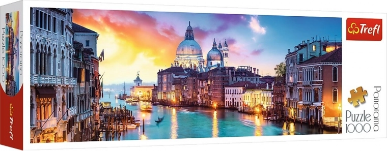 Panoramic Puzzle 1000 Pieces Canal Grande, Venice