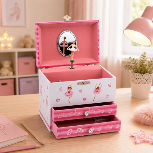 Practical layout: compartment + 2 drawers