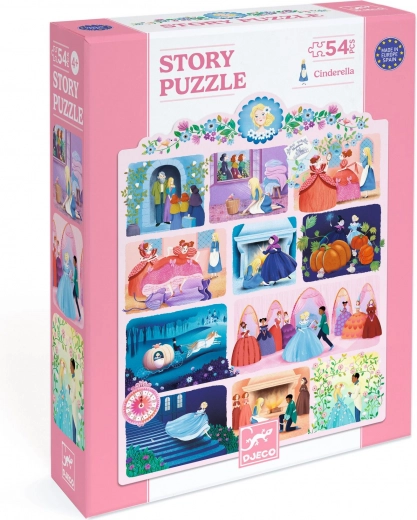 DJECO Cinderella Fairy Tale Puzzle - 54 Pieces