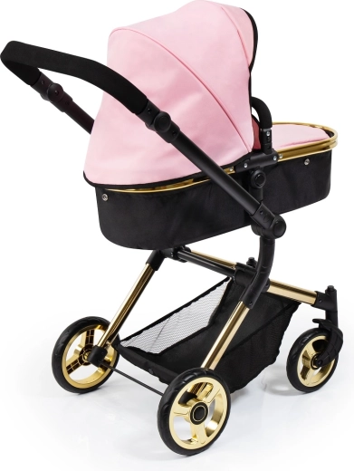 Easy steering thanks to swiveling front wheels