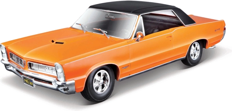 Maisto 1965 Pontiac GTO Hurst edition oranžinis automobilio modelis 1:18