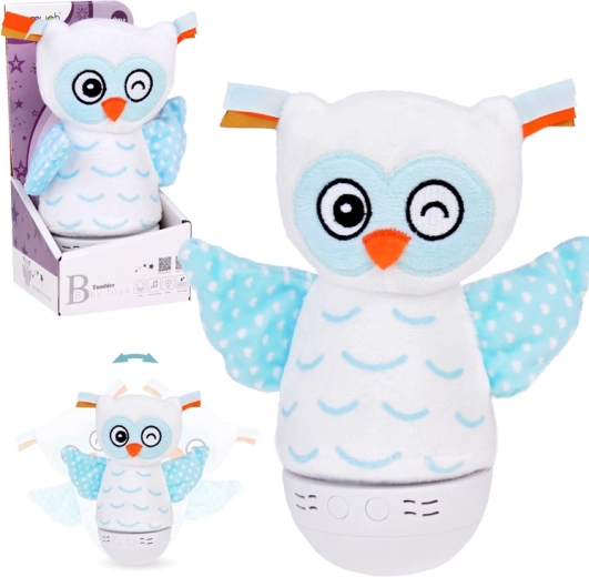 Plush Owl – Night Light with Color-Changing LEDs and Music Box for Kids