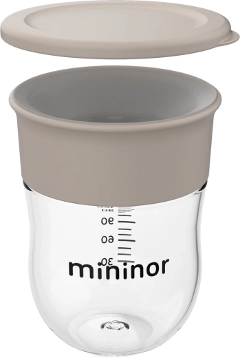 Mininor mokomasis puodelis 220 ml Cloudy morning