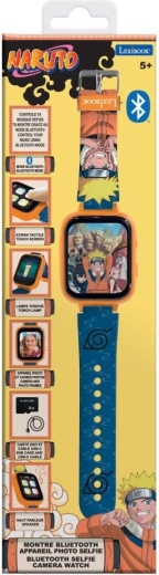 Vaikiškas išmanusis laikrodis Lexibook Naruto su Bluetooth, kamera ir 8 GB kortele