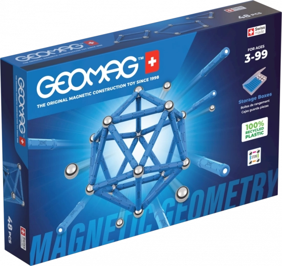 Magnetinis konstruktorius Geomag Geometry, 48 dalių