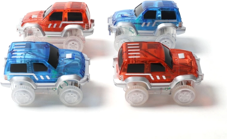 Cleverclixx magnetinis automobiliukas lenktynių trasai, mėlynas (1 vnt.)
