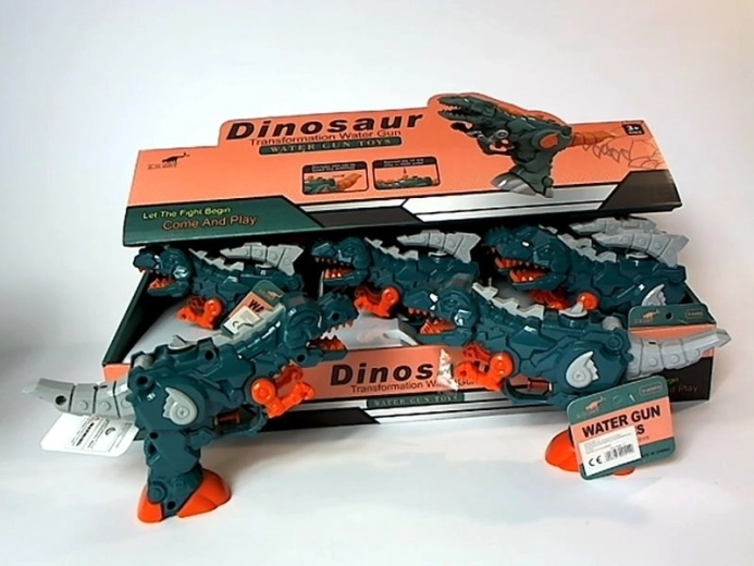 Dinozauro formos vandens pistoletas 12 cm