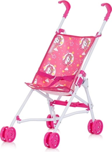 Chipolino umbrella stroller for dolls Lily – Unicorn