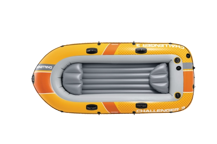 Comfortable ride thanks to inflatable floor