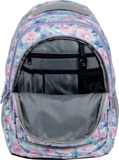 Backpack with smart compartments and pockets for electronics