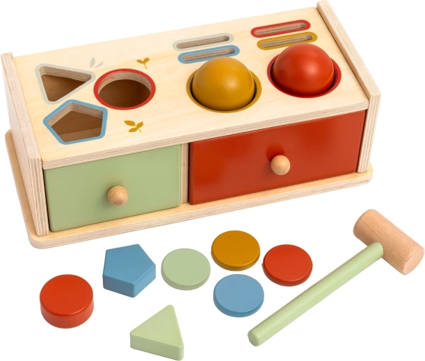 2Kids Toys įkalinimo žaislas ir formų rūšiuoklė su stalčiukais