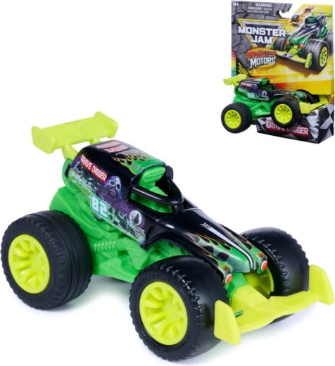 Spin Master Monster Jam šviečiantis monster truck Grave Digger, maitinamas baterijomis – 1 vnt.
