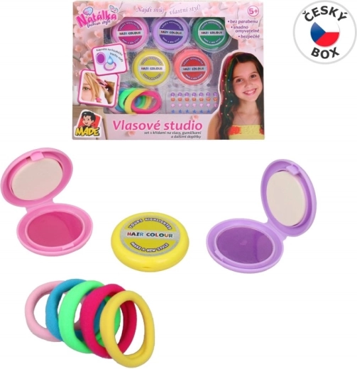 Hair Studio with Hair Colors and Accessories