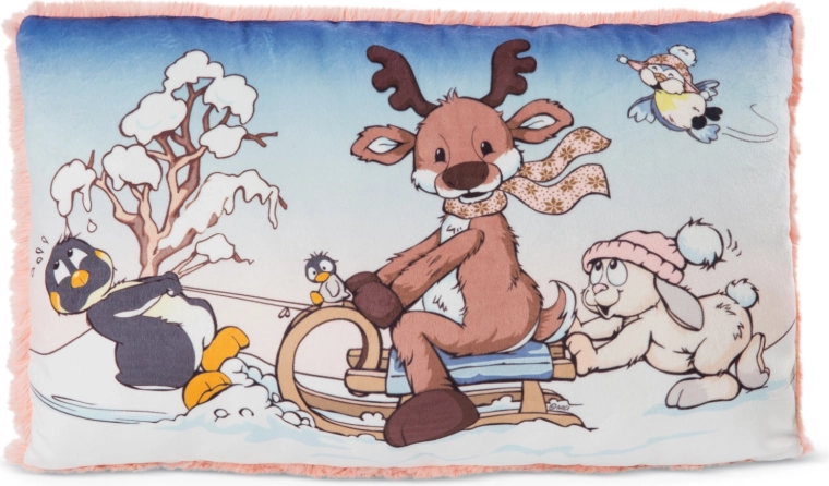 NICI pagalvėlė Winter Friends žalia 43 × 25 cm