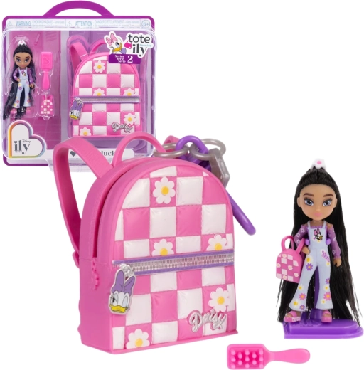Disney ILY 4Ever Tote-ily Teenies fashion mini doll with Daisy theme and accessories