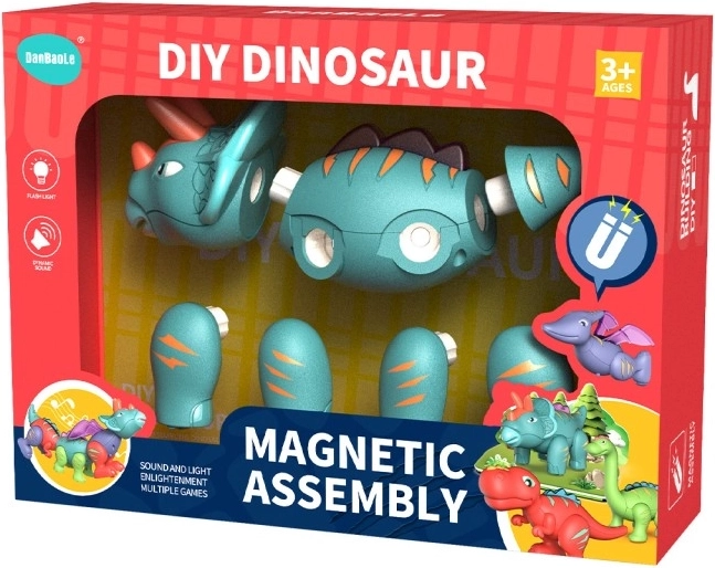 Magnetic Folding Triceratops