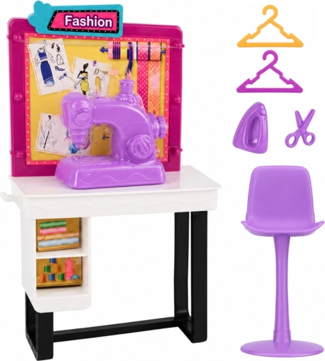 Sewing studio for playing designer