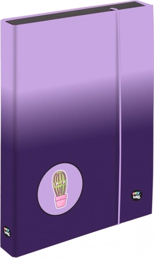 A4 sąsiuvinių dėžutė Jumbo OXY NEXT Ombre Purple